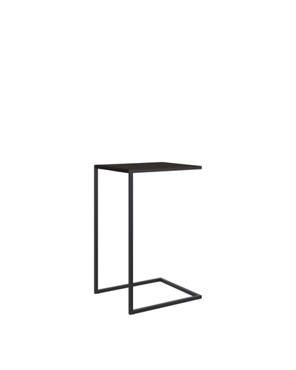Mesa Lateral Retangular Industrial Trill 35 cm - Preto Fosco