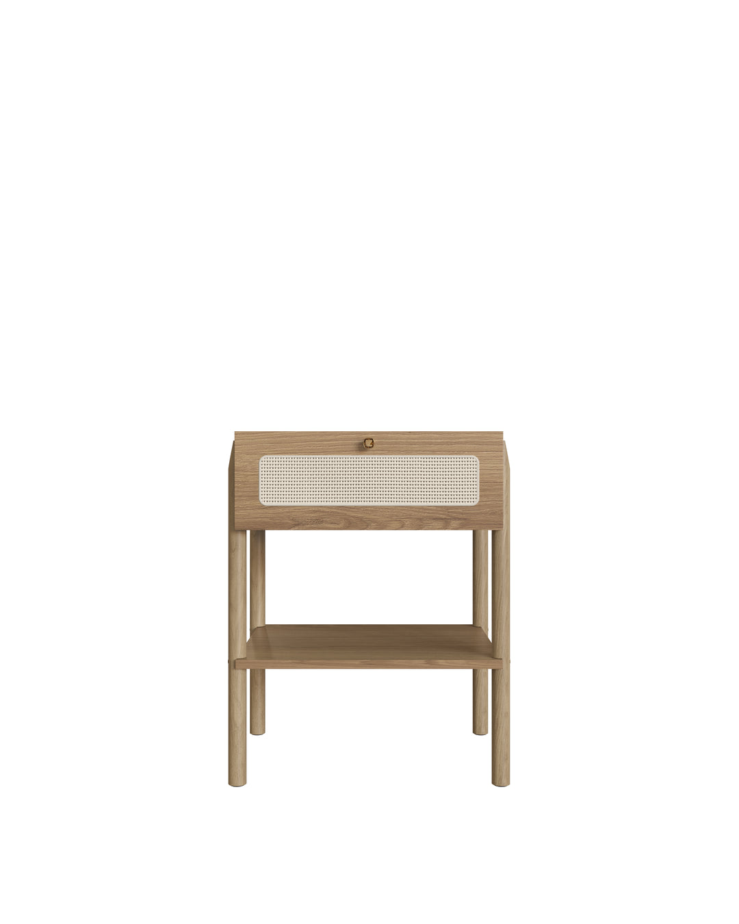 Mesa de Cabeceira 1 Gaveta Palhinha Urdi 48 cm - Mel
