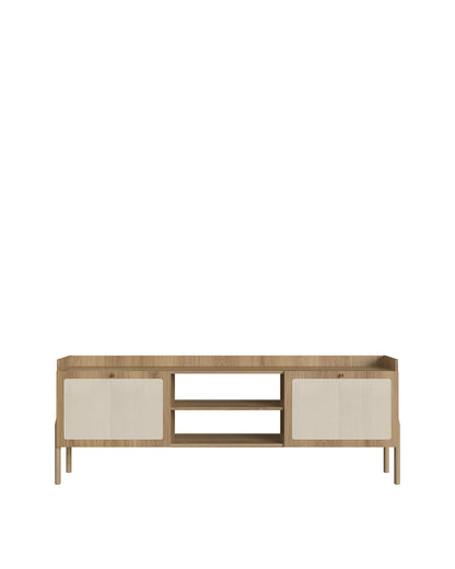 Rack 2 Portas Palhinha Urdi 183 cm - Mel