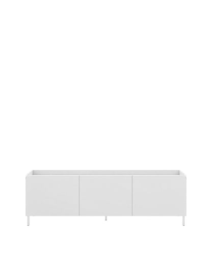 Rack para TV até 55" 03 Portas 2 Prateleiras Elo 135 cm - Branco