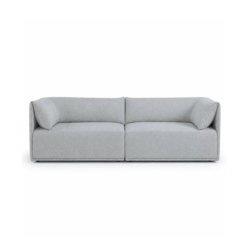Sofá 3 Lugares Dali 200 cm - Linho Texturizado Cinza