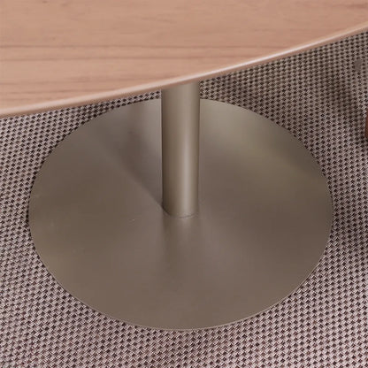 Conjunto de Jantar Mesa Orgânica Kalyx 4 Cadeiras Lucille - Champanhe c/ Canella - Off White