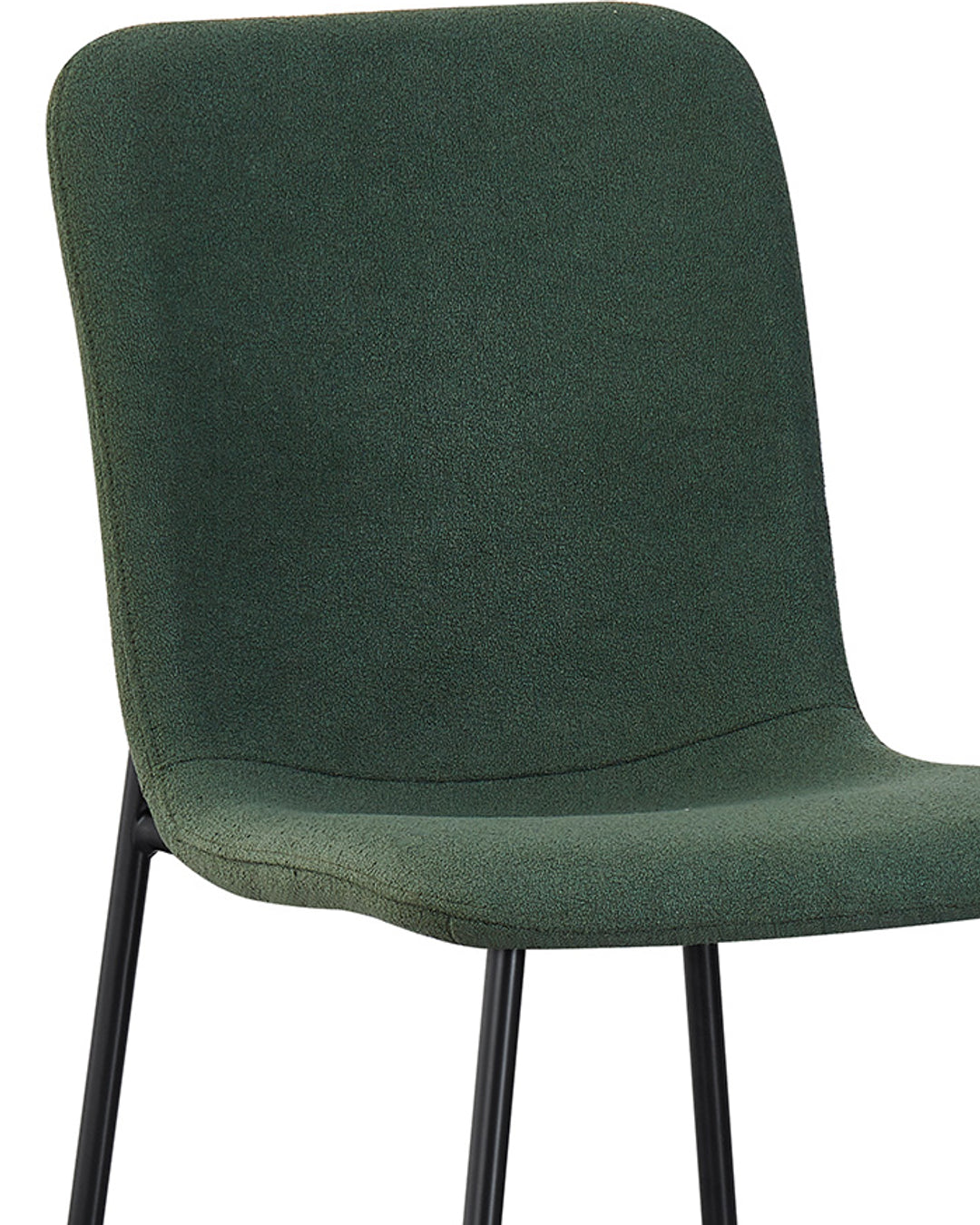 Cadeira de Aço Estofada Millow - Verde