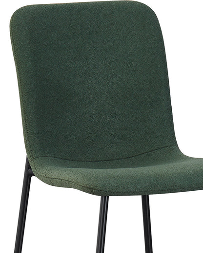 Cadeira de Aço Estofada Millow - Verde