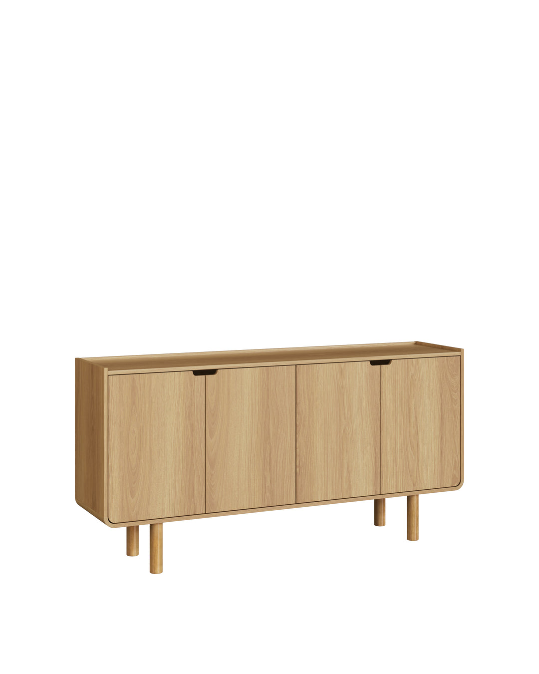 Buffet Orgânico 4 Portas Yume 160 cm - Mel