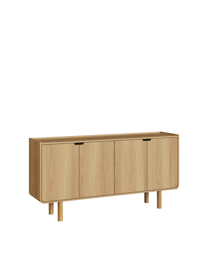 Buffet Orgânico 4 Portas Yume 160 cm - Mel