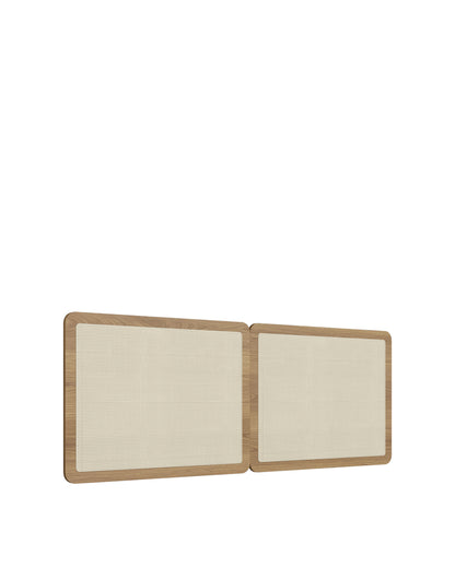 Cabeceira Casal Urdi 160 cm - Mel c/ Palhinha