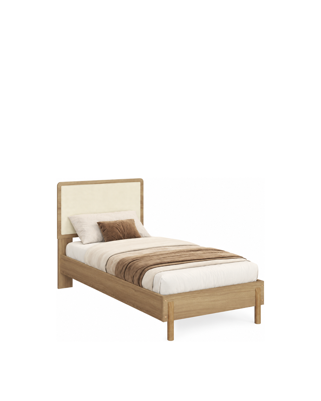 Cama Solteiro Palhinha Urdi 88 cm - Mel