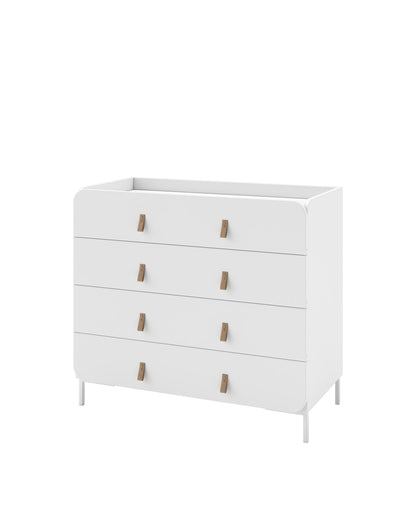 Cômoda 4 Gavetas Elo 90 cm - Branco