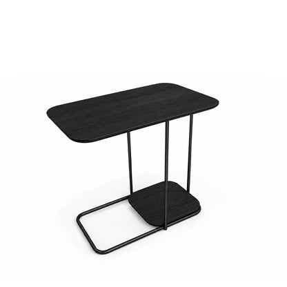 Mesa Lateral para Sofá com pés em Metal Biophilia 70 cm - Preto