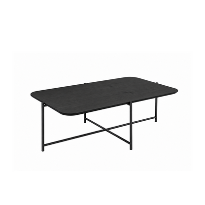 Mesa de Centro com pés em Metal Biophilia 90 cm - Preto