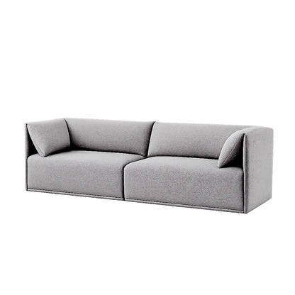 Sofá 3 Lugares Dali 200 cm - Linho Texturizado Cinza