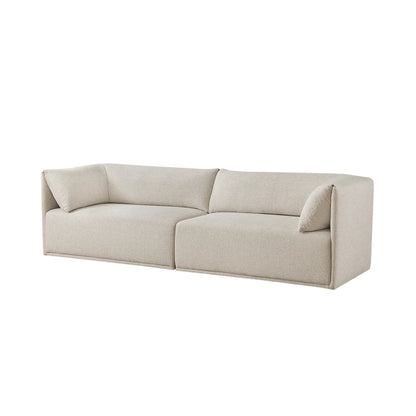 Sofá 3 Lugares Dali 200 cm - Linho Texturizado Bege