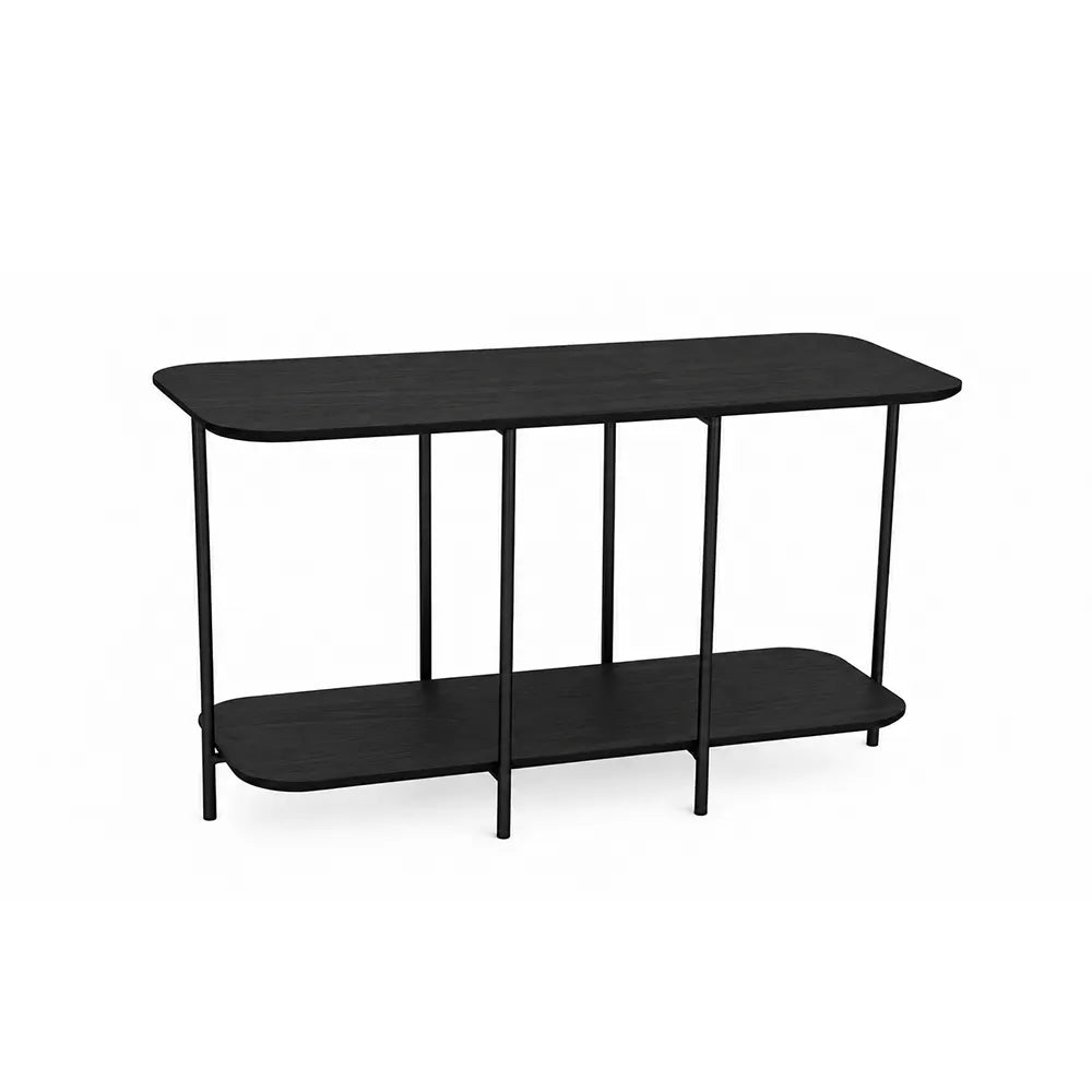 Sofá Table com pés em Metal Biophilia 100 cm - Preto