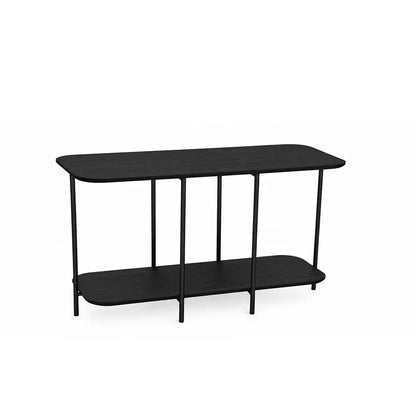 Sofá Table com pés em Metal Biophilia 120 cm - Preto