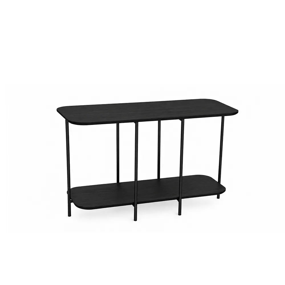 Sofá Table com pés em Metal Biophilia 90 cm - Preto