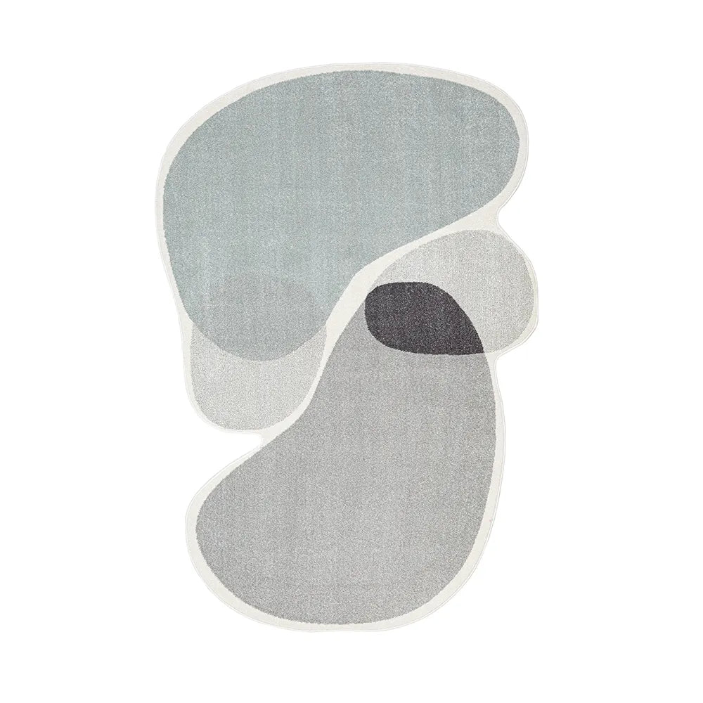 Tapete Orgânico Egípcio para Sala e Quarto Solin 240 x 300 cm - Cinza