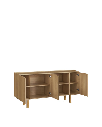 Buffet Orgânico 4 Portas Yume 160 cm - Mel