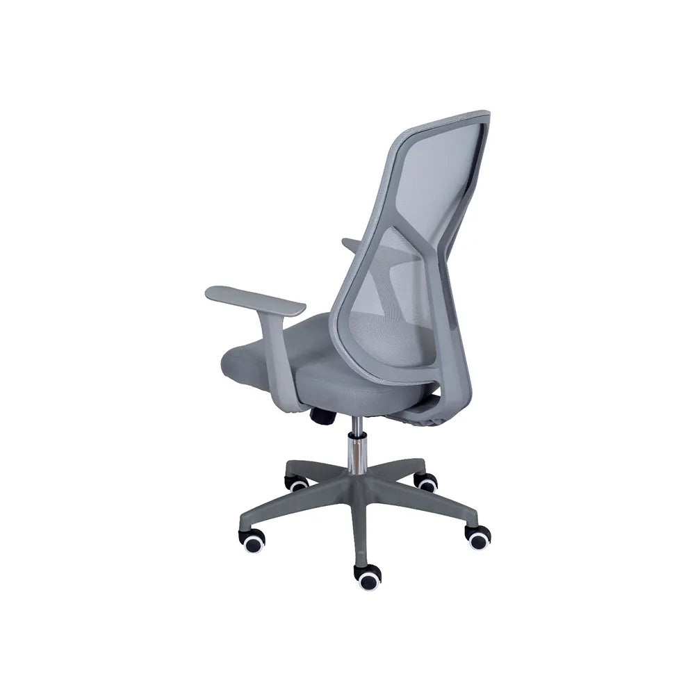 Cadeira de Escritório Giratória com Regulagem de Altura Sean - Cinza