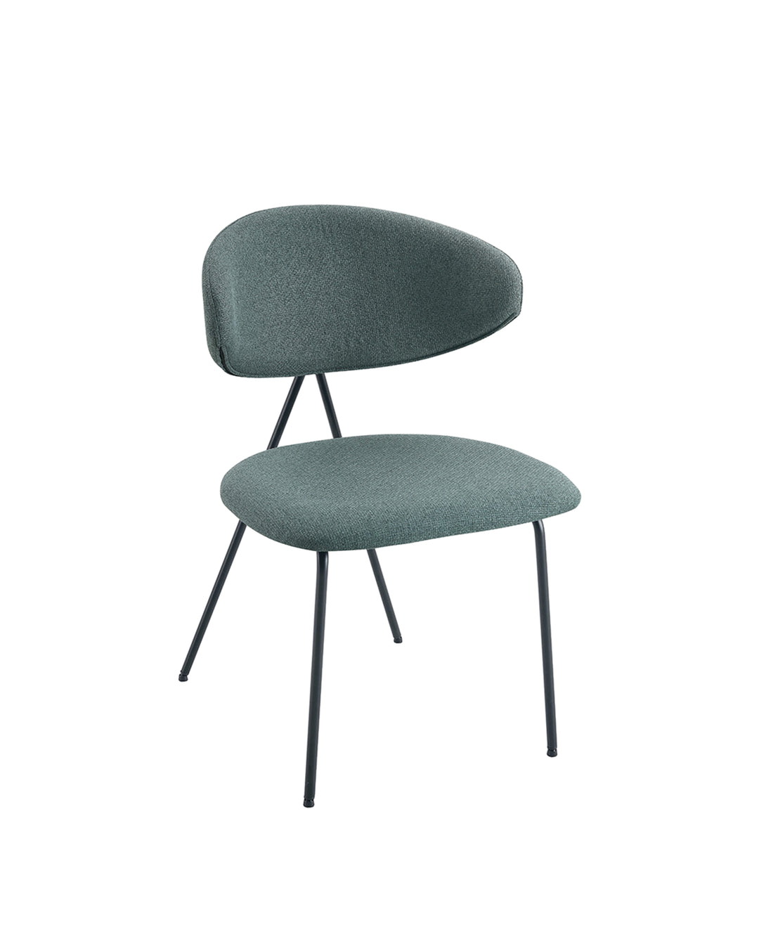 Cadeira de Aço Estofada Elora - Verde