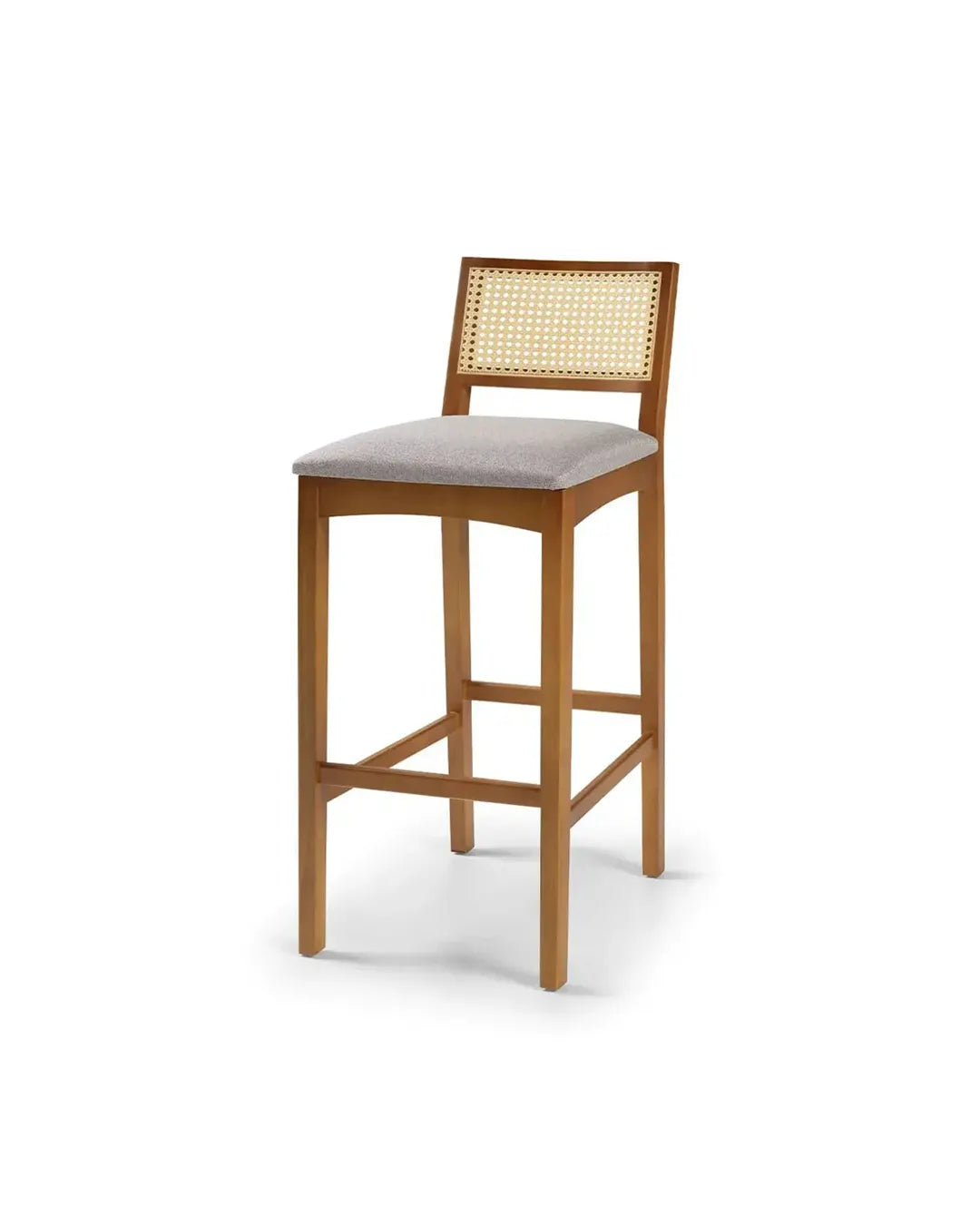 Banqueta Masay - Linho Off White c/ Mel