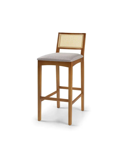 Banqueta Masay - Linho Off White c/ Mel