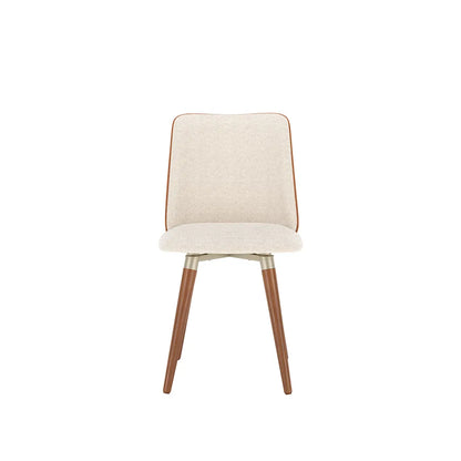 Conjunto de Jantar Mesa Retangular Lintz 8 Cadeiras Giratória Dakota - Canella c/ Caramelo