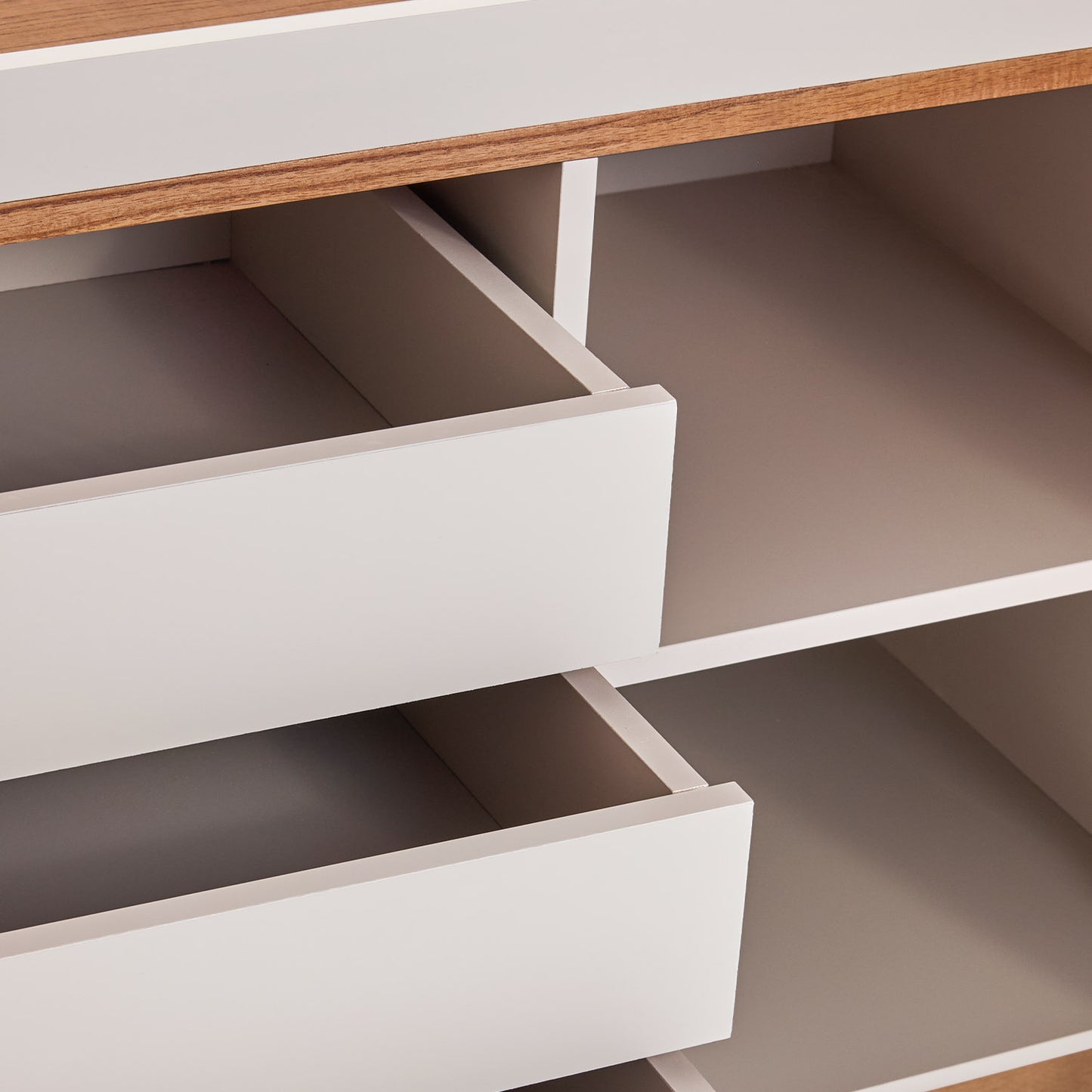 Buffet Elon 160 cm - Natural c/ Off White