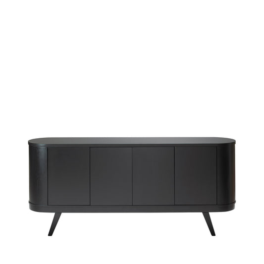 Buffet 4 Portas Gaya 180 cm - Preto Fosco