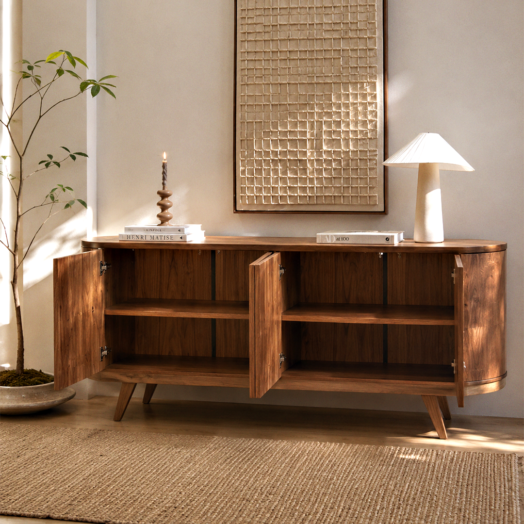 Buffet 4 Portas Gaya 180 cm - Natural