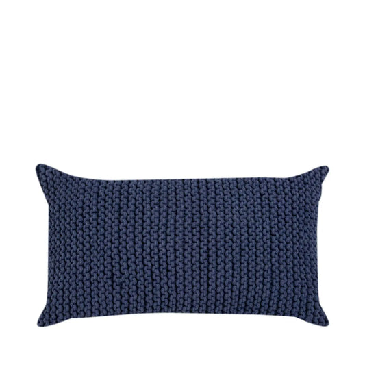 Homedock Almofada Maracaípe Tricot Azul 50 x 30 cm Santa