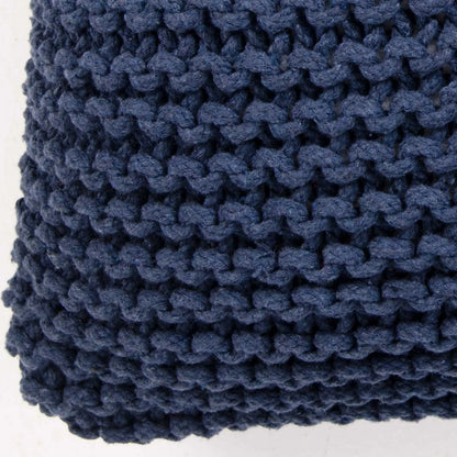 Homedock Almofada Maracaípe Tricot Azul 50 x 50 cm Santa