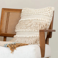 Homedock Almofada Zoe Algodão Cru 45 x 45 cm Hiper Têxtil