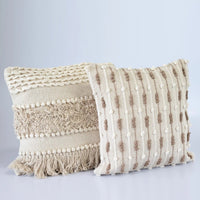 Homedock Almofada Zoe Algodão Cru 45 x 45 cm Hiper Têxtil