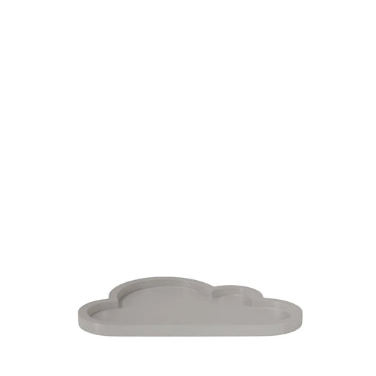 Homedock Bandeja de Madeira Nuvem Cinza 29 cm Decoratta