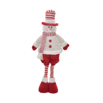 Homedock Boneco de Neve Vermelho e Branco 54 cm Mabruk