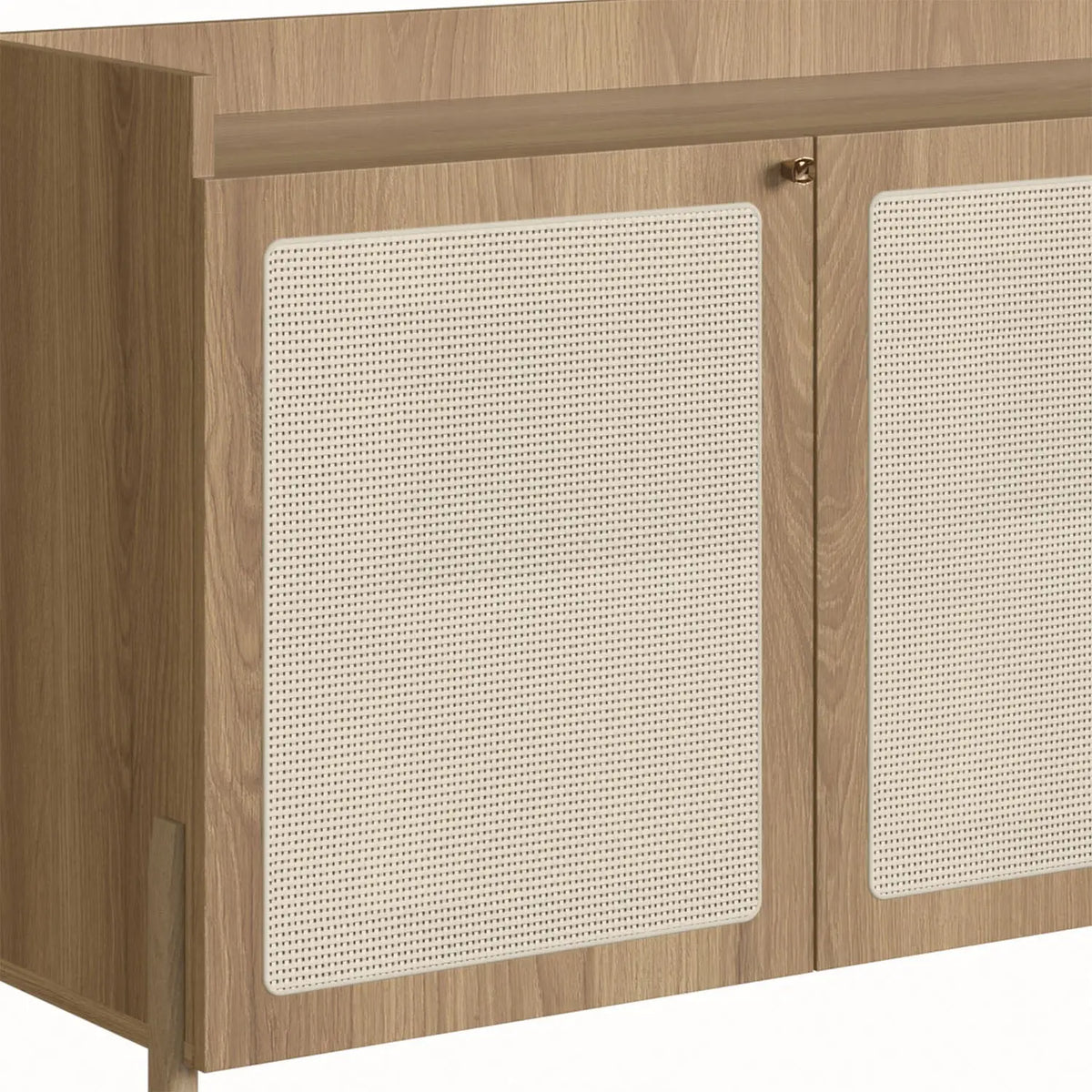 Homedock Buffet Solvei 183 cm - Mel c/ Palhinha Artesano