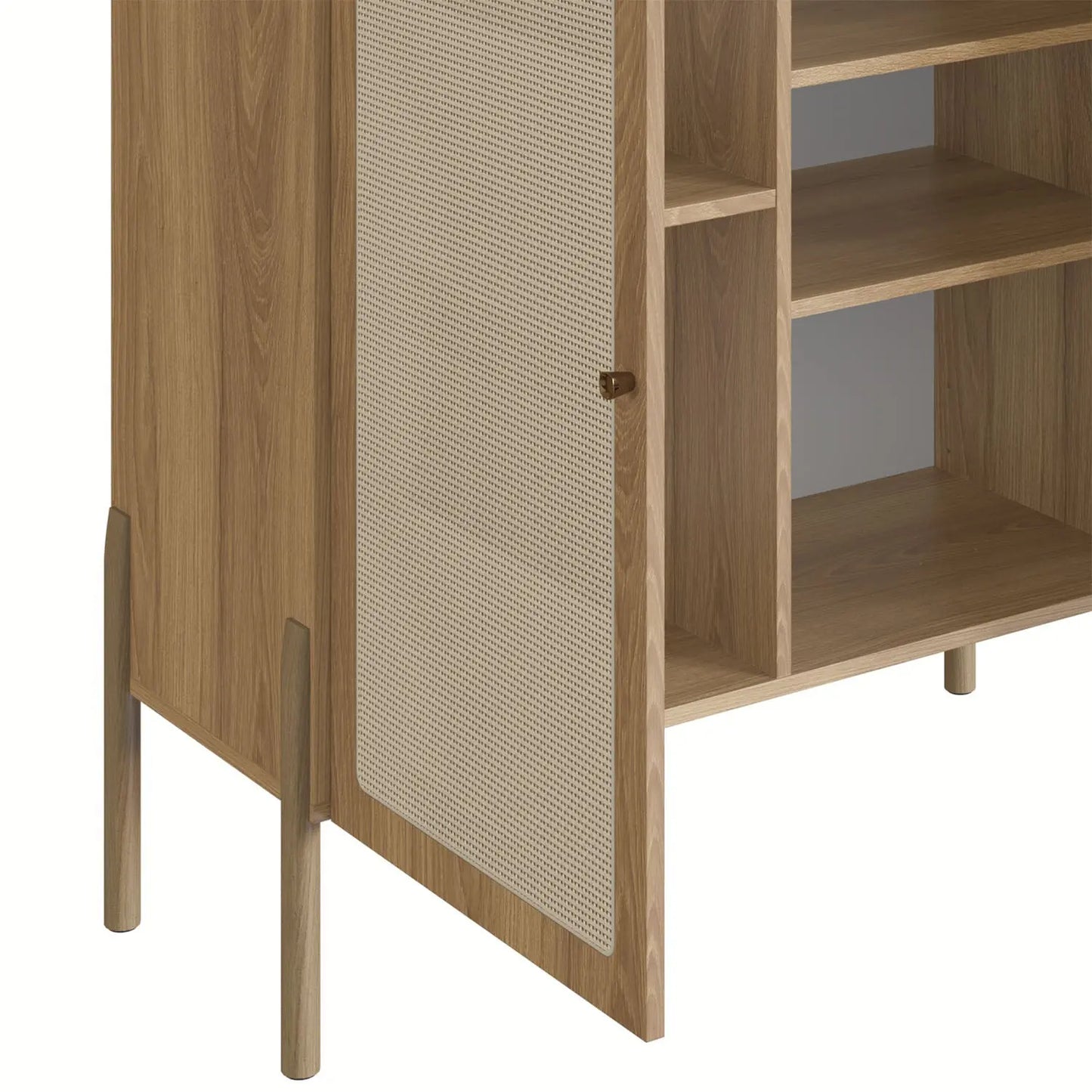 Homedock Buffet Bar Magnus 93 cm - Mel c/ Palhinha Artesano