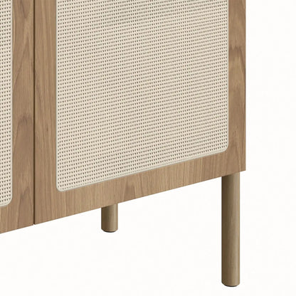 Homedock Buffet Bar Magnus 93 cm - Mel c/ Palhinha Artesano