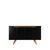 Buffet Olive 135 cm - Preto c/ Natural