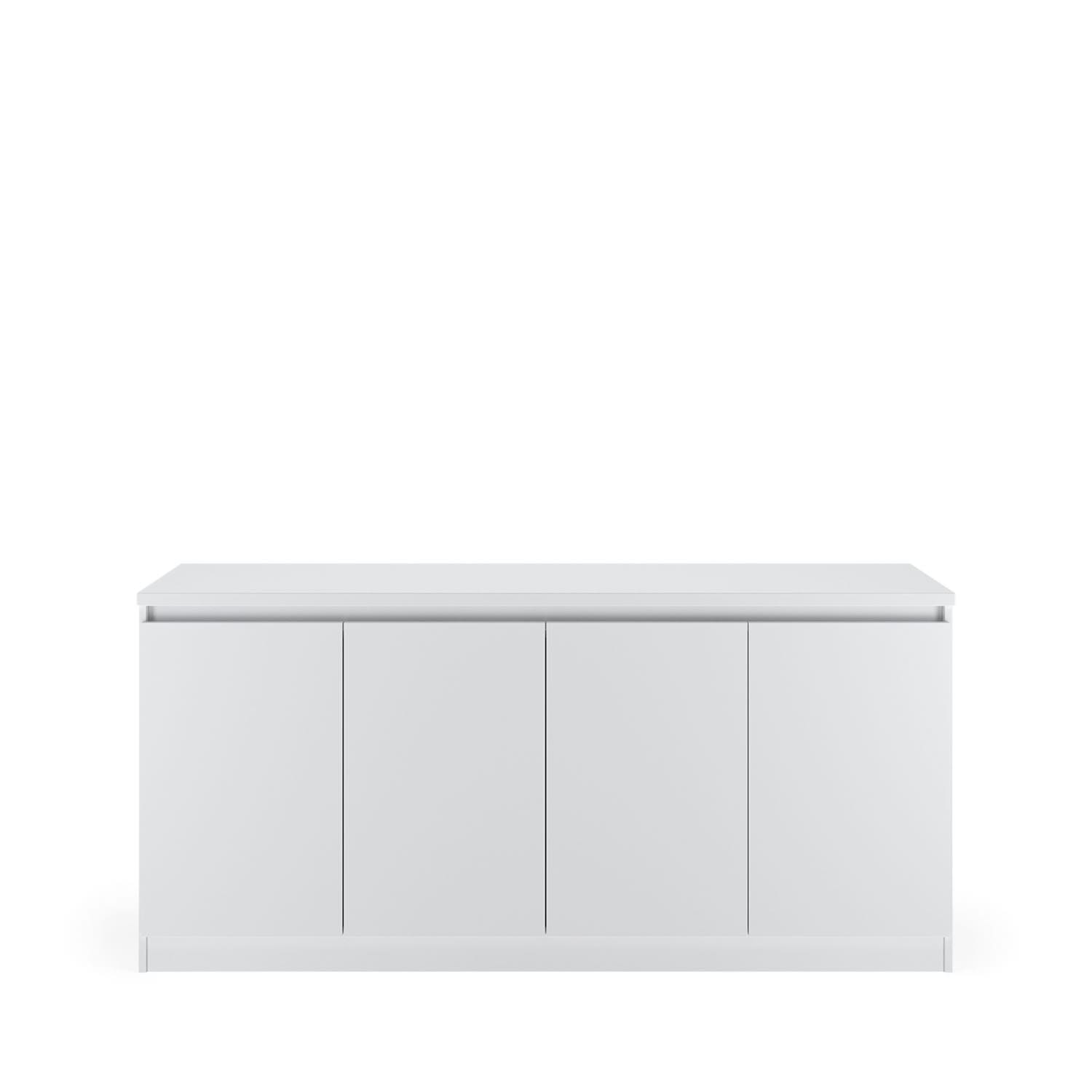 Homedock Buffet Truzzi 158 cm - Branco Fosco Móveis Província