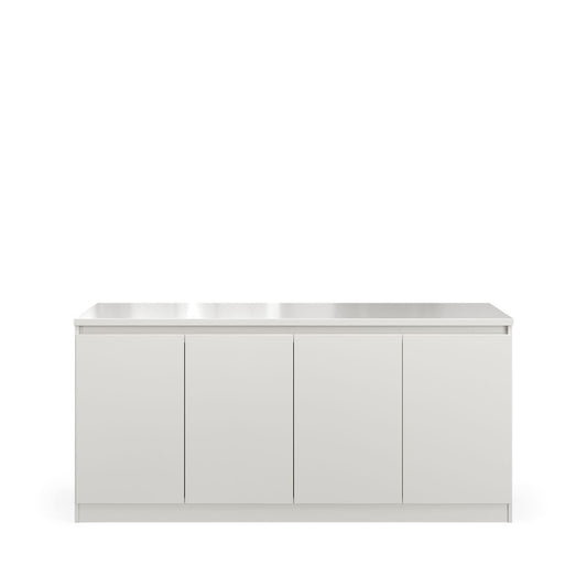 Homedock Buffet Truzzi 158 cm - Off White Gloss Móveis Província