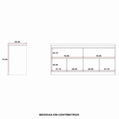 Homedock Buffet Truzzi 160 cm - Natural Móveis Provincia