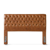 Homedock Cabeceira King Émie - PU Caramelo Styllus