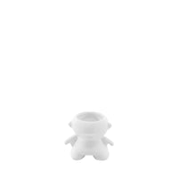 Homedock Cachepot Cerâmica Toys Branco 10 cm Ceramica