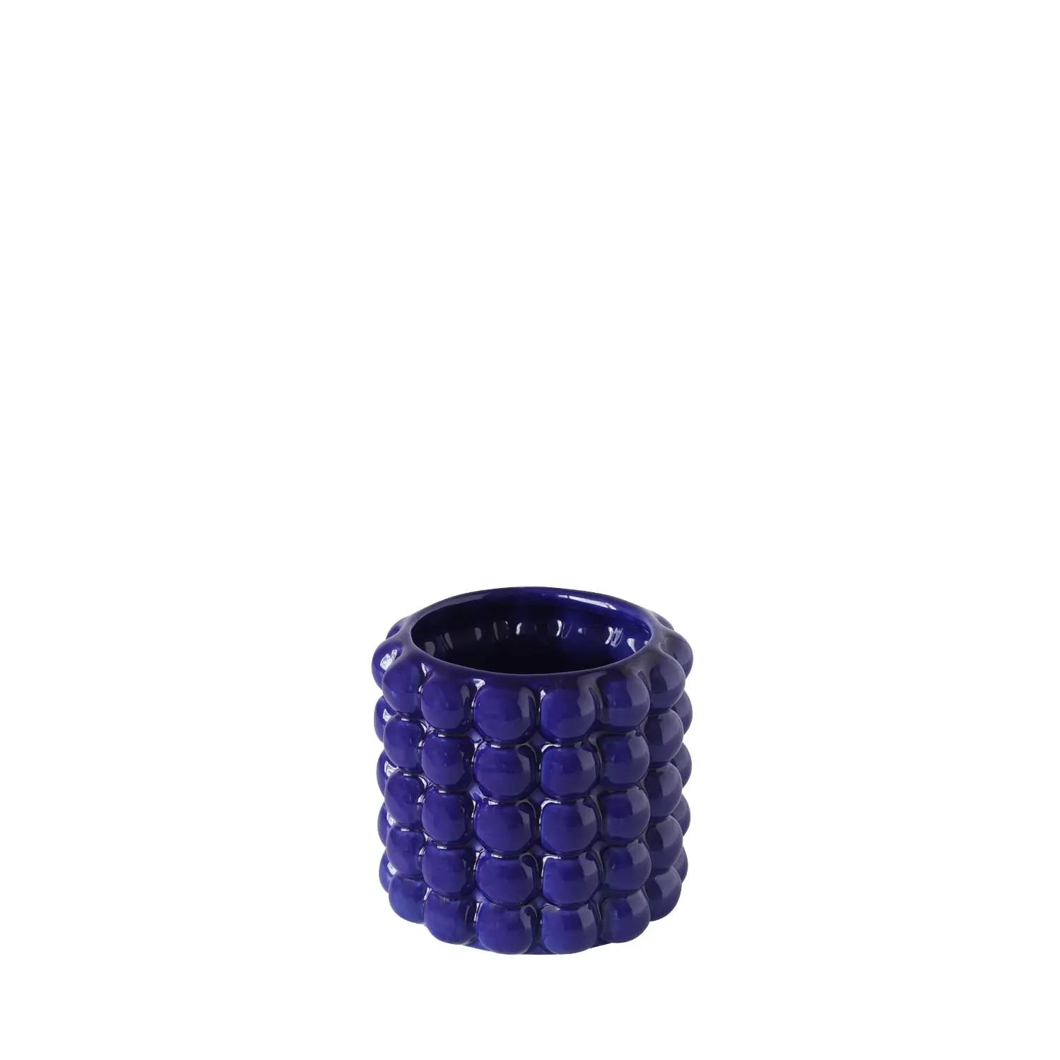 Homedock Cachepot Cerâmica Wally Lápis Lazúli 12 cm Ceramica