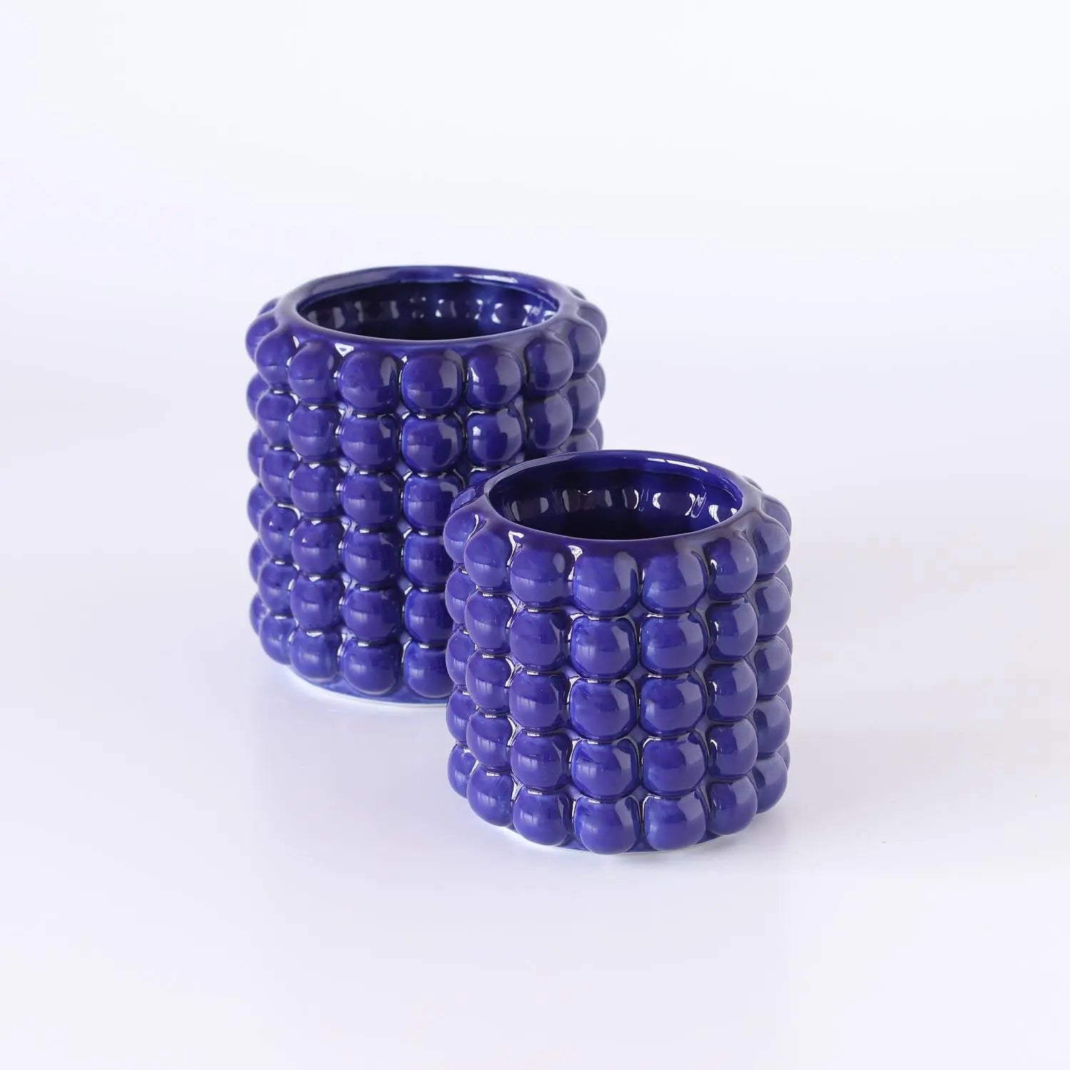 Homedock Cachepot Cerâmica Wally Lápis Lazúli 12 cm Ceramica