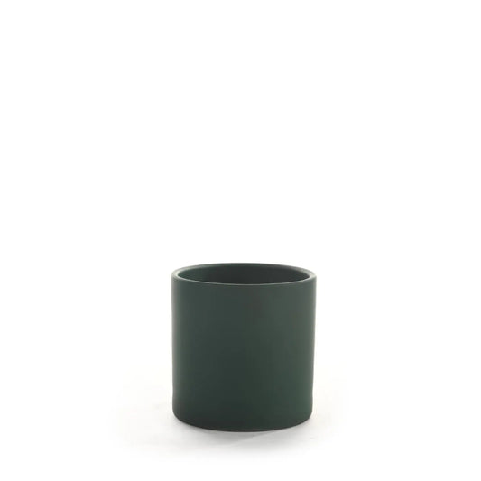 Homedock Cachepot de Cerâmica Elvas Verde Musgo 14 cm May