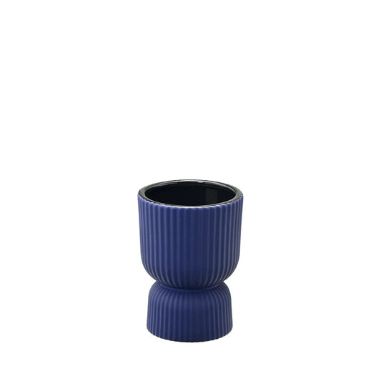 Homedock Cachepot de Cerâmica Sidi Azul 20,5 cm Mabruk