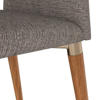 Homedock Cadeira Iron – Linho Mescla Cinza – Dourado – Natural Móveis Provincia